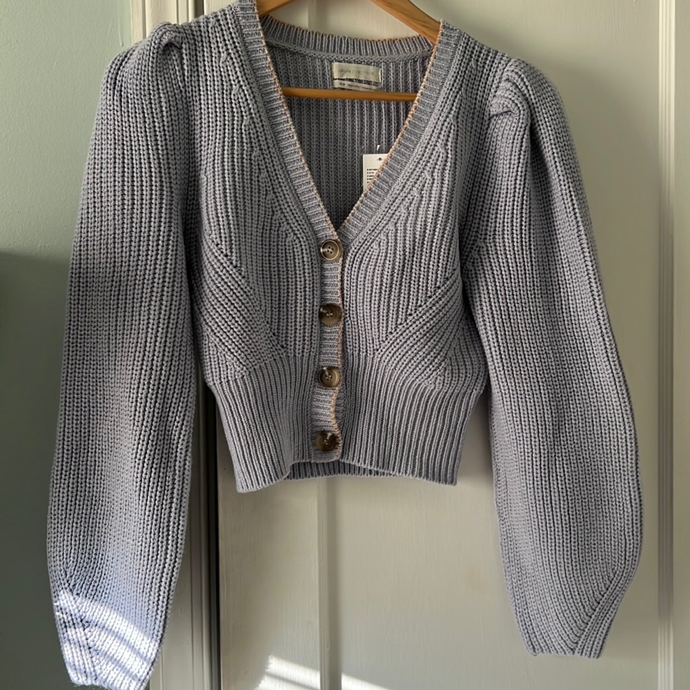 Urban Outfitters Periwinkle Light Blue Buttoned Cardigan Sweater